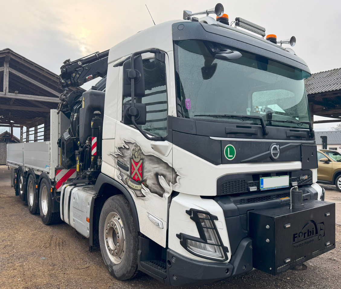 VOLVO Hiab Palfinger Fassi F710-6 JIB-4 - Камион с кран: снимка 2 VOLVO Hiab Palfinger Fassi F710-6 JIB-4 - Камион с кран: снимка 2