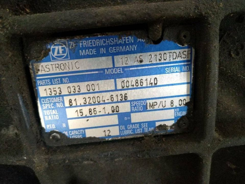 MAN Getriebe 12 AS 2130 TD - Скоростна кутия за Камион: снимка 3 MAN Getriebe 12 AS 2130 TD - Скоростна кутия за Камион: снимка 3