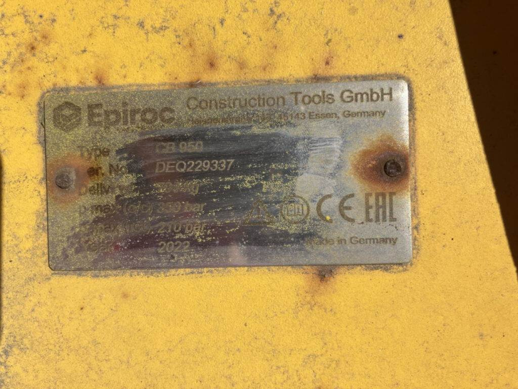Epiroc Betonabbruchzange CB950 - Хидравлична ножица за Строителна техника: снимка 5 Epiroc Betonabbruchzange CB950 - Хидравлична ножица за Строителна техника: снимка 5