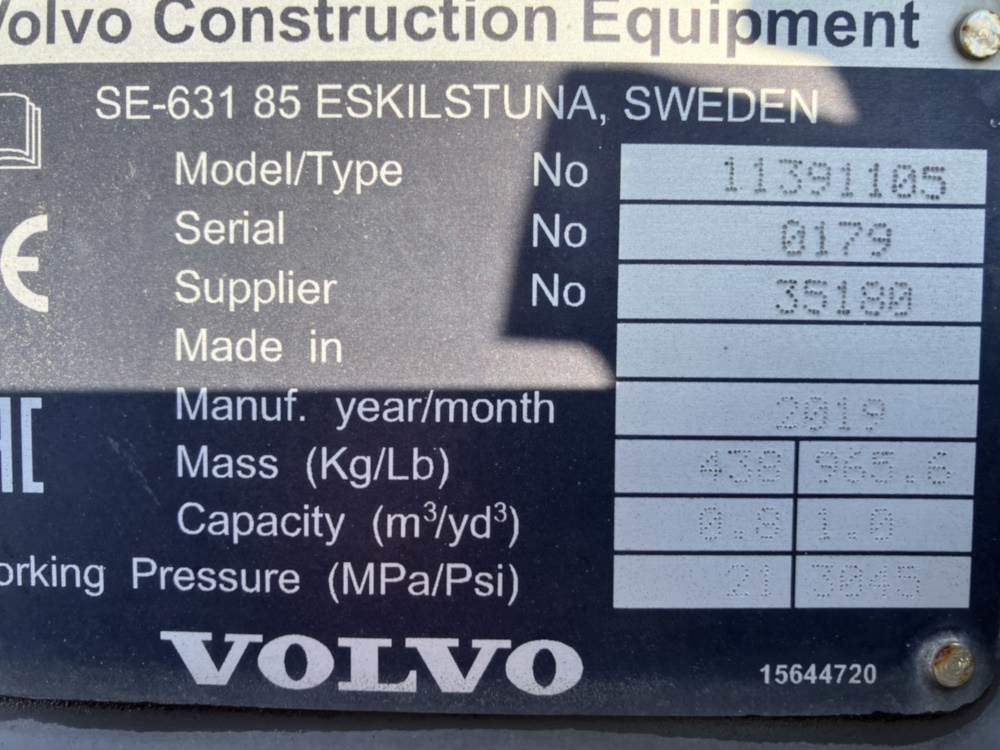 Volvo Klappschaufel mit Messer TPZ - Кофа: снимка 5 Volvo Klappschaufel mit Messer TPZ - Кофа: снимка 5