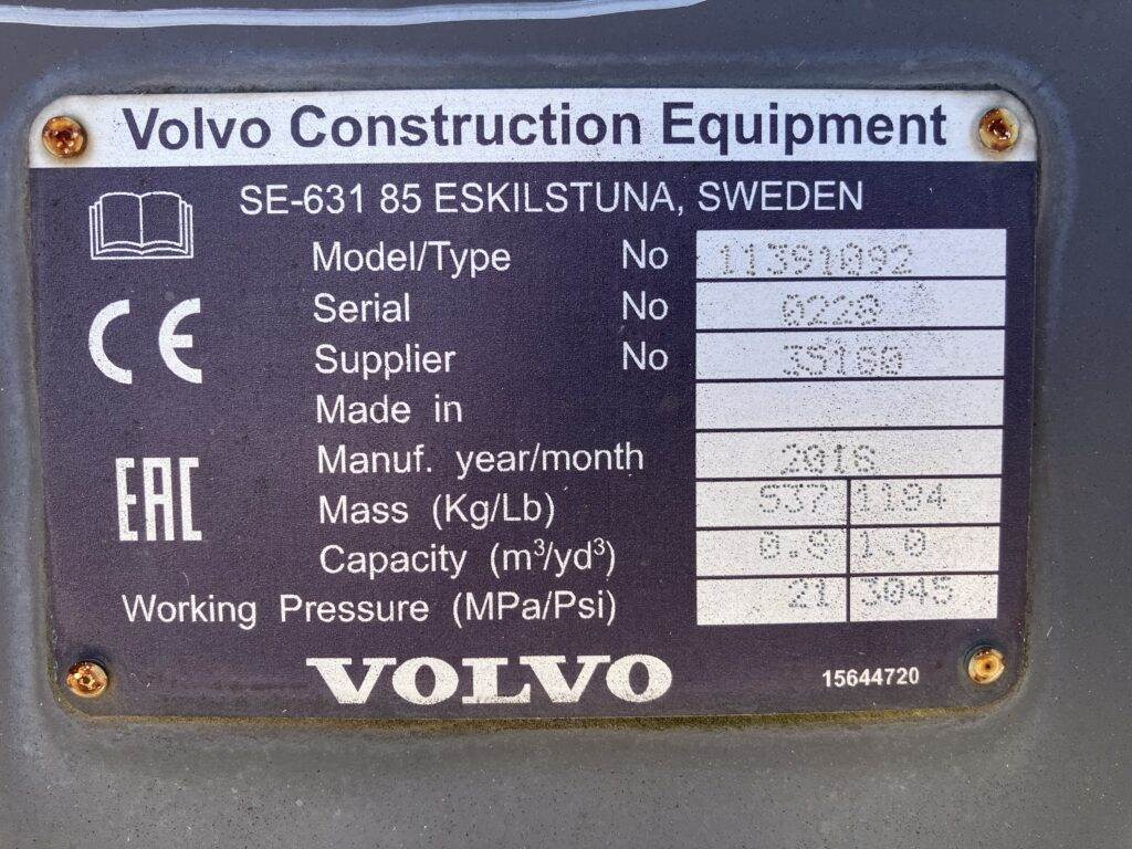 Volvo Klappschaufel mit Zähnen TPZ - Кофа: снимка 5 Volvo Klappschaufel mit Zähnen TPZ - Кофа: снимка 5