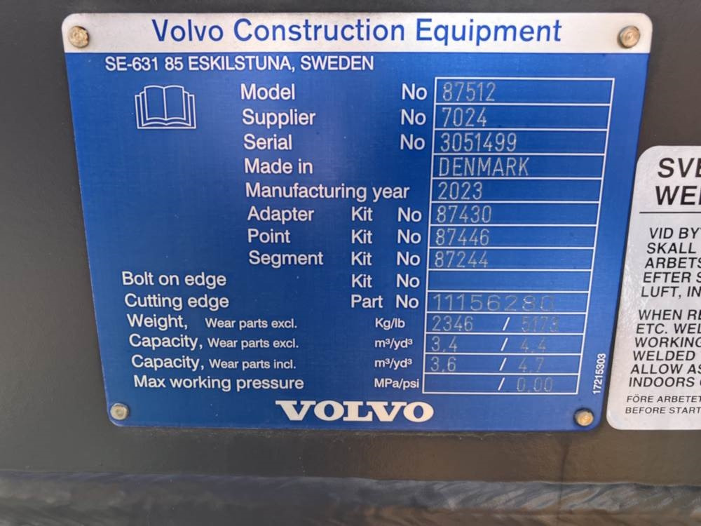 Volvo Schaufel mit Zähnen - Кофа: снимка 5 Volvo Schaufel mit Zähnen - Кофа: снимка 5