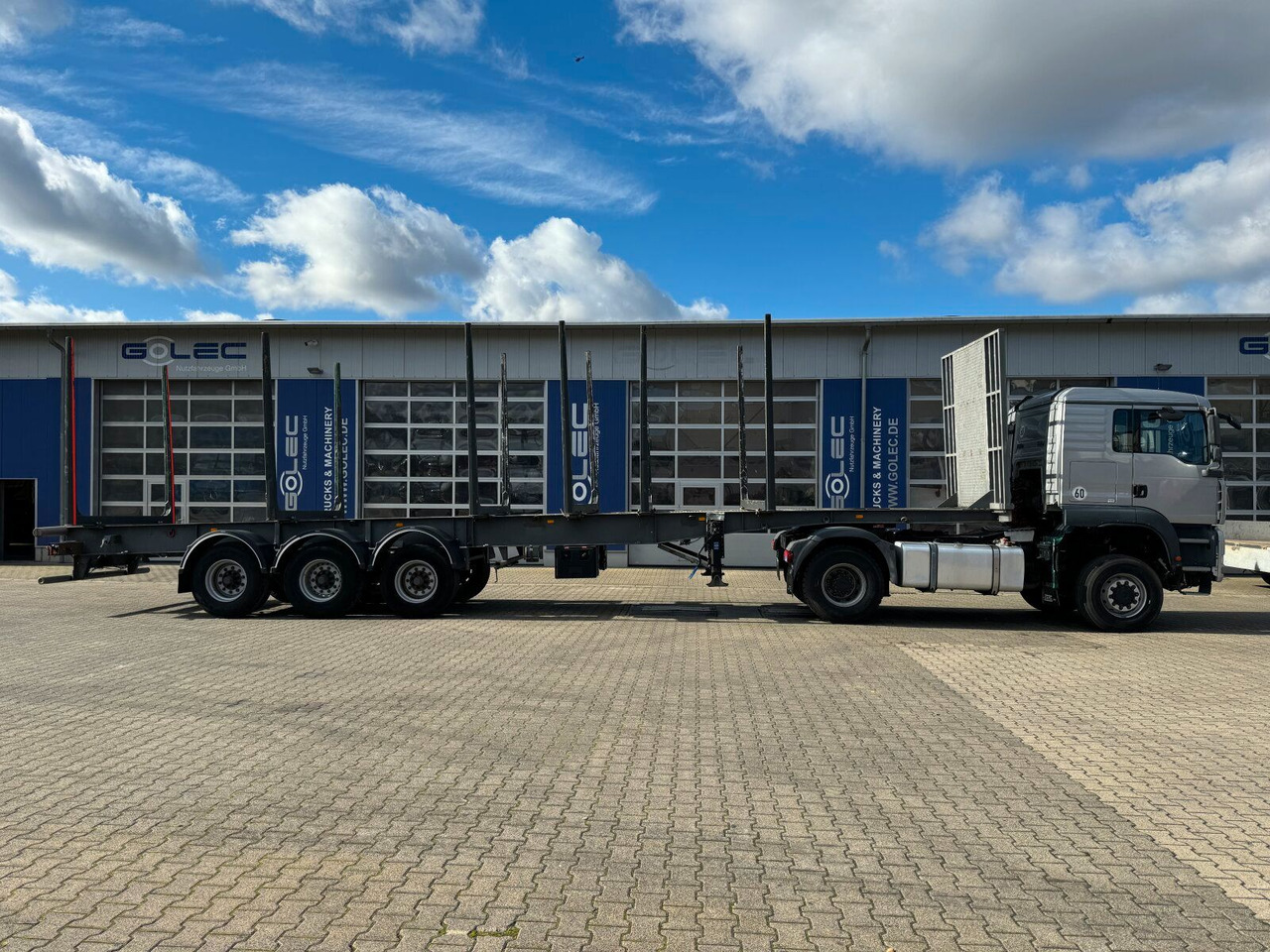BLUMHARDT SAL.40.24 Holztransporter 3 Achse - Полуремарке за дърва: снимка 2 BLUMHARDT SAL.40.24 Holztransporter 3 Achse - Полуремарке за дърва: снимка 2