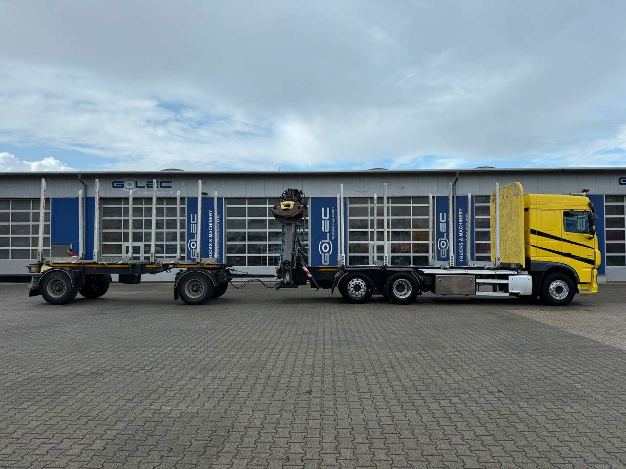 DAF XF 530 6x2 Holztransport Kran PENZ 15Z9.50 *Anh. - Камион за дърва, Камион с кран: снимка 5 DAF XF 530 6x2 Holztransport Kran PENZ 15Z9.50 *Anh. - Камион за дърва, Камион с кран: снимка 5