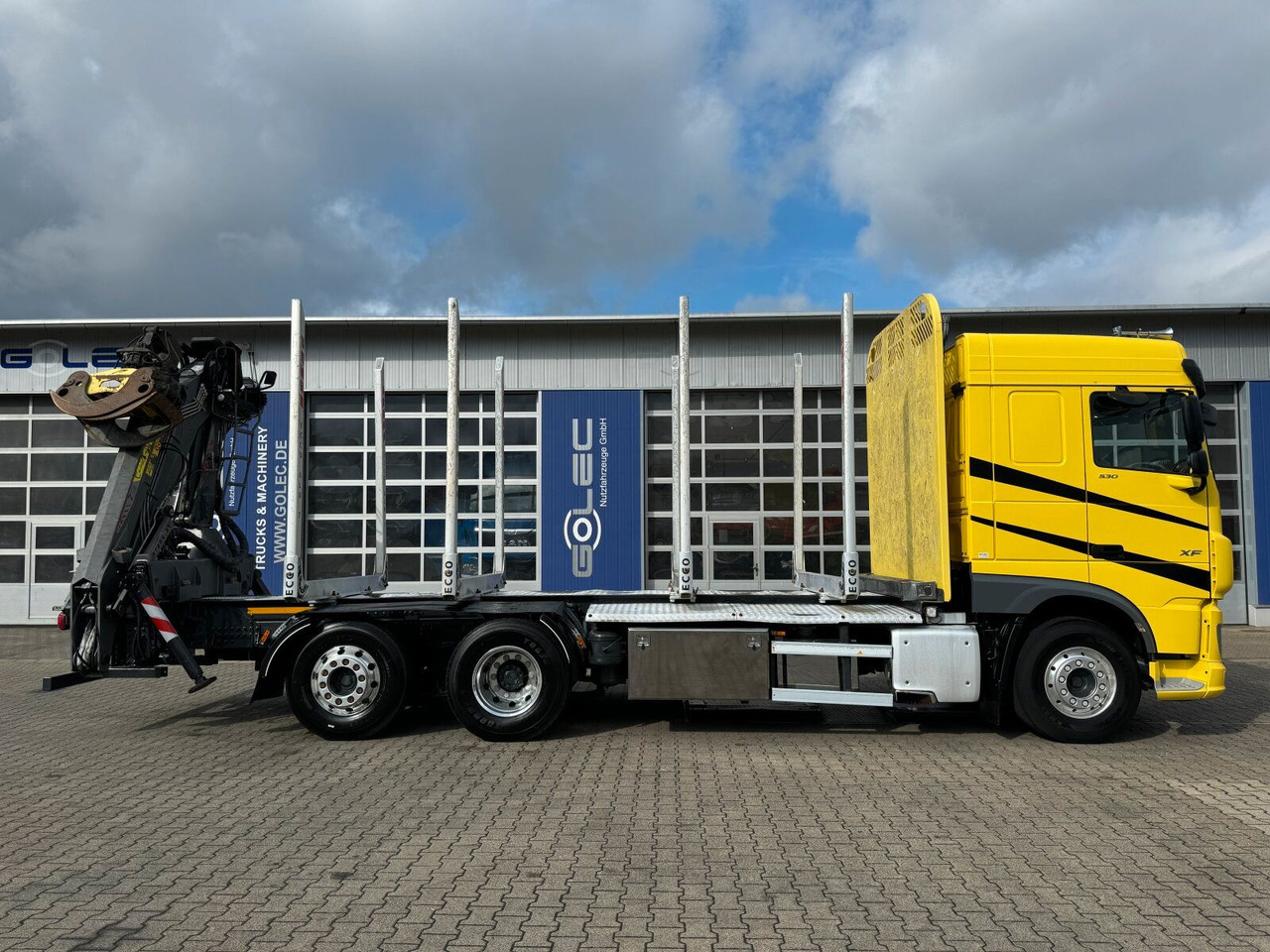 DAF XF 530 6x2 Holztransport Kran PENZ 15Z9.50 *Anh. - Камион за дърва, Камион с кран: снимка 4 DAF XF 530 6x2 Holztransport Kran PENZ 15Z9.50 *Anh. - Камион за дърва, Камион с кран: снимка 4