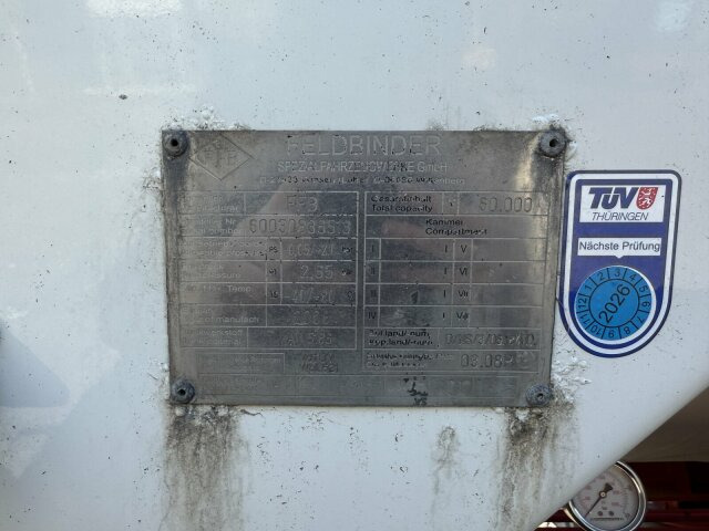 Feldbinder KIP 60.3 Silo 60.000 L 3 Achse ADR - Цистерна за насипни товари: снимка 5 Feldbinder KIP 60.3 Silo 60.000 L 3 Achse ADR - Цистерна за насипни товари: снимка 5