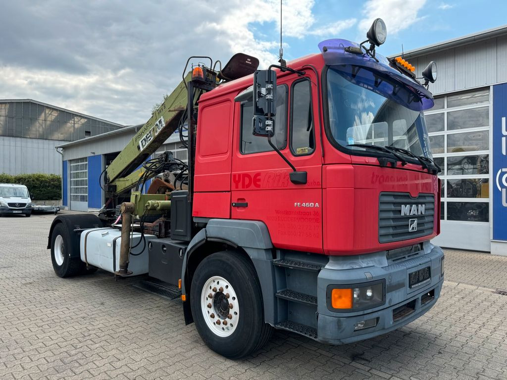 Камион за дърва, Камион с кран MAN FE460 19.464 6x4 Langholz mit Kran F185S: снимка 1
