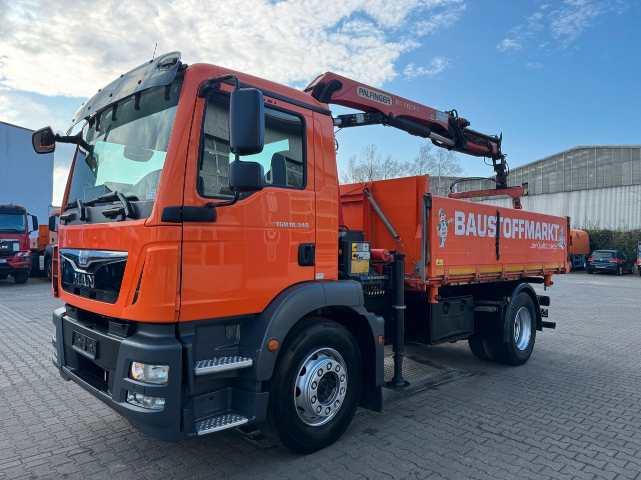 MAN TGM 18.340 4x2 Euro 6 Kipper Kran PK11001.K - Камион с кран: снимка 2 MAN TGM 18.340 4x2 Euro 6 Kipper Kran PK11001.K - Камион с кран: снимка 2