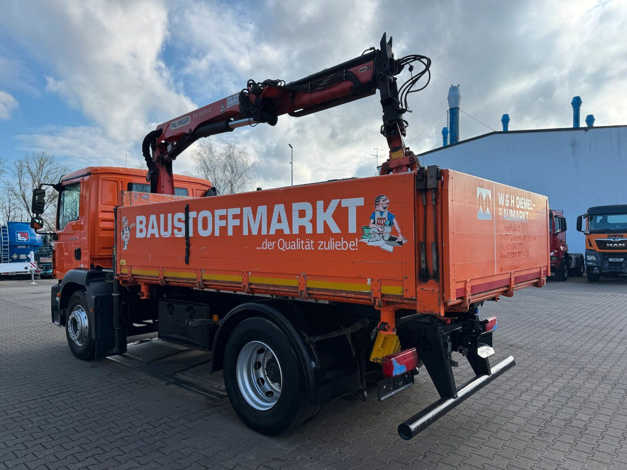 MAN TGM 18.340 4x2 Euro 6 Kipper Kran PK11001.K - Самосвал камион, Камион с кран: снимка 5 MAN TGM 18.340 4x2 Euro 6 Kipper Kran PK11001.K - Самосвал камион, Камион с кран: снимка 5