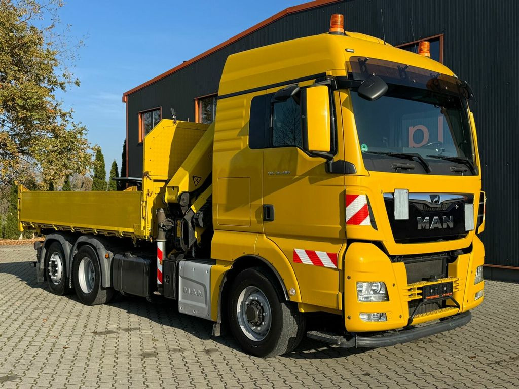Камион с кран MAN TGS 26.480 6x4H-4 Kipper Kran Palfinger PK23002: снимка 1