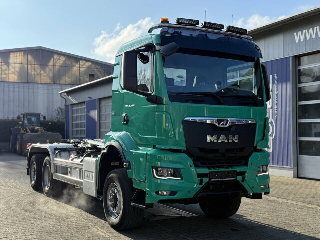 MAN TGS 28.480 6x4 Abrollkipper Meiller RS21.65 - Мултилифт с кука камион: снимка 1 MAN TGS 28.480 6x4 Abrollkipper Meiller RS21.65 - Мултилифт с кука камион: снимка 1