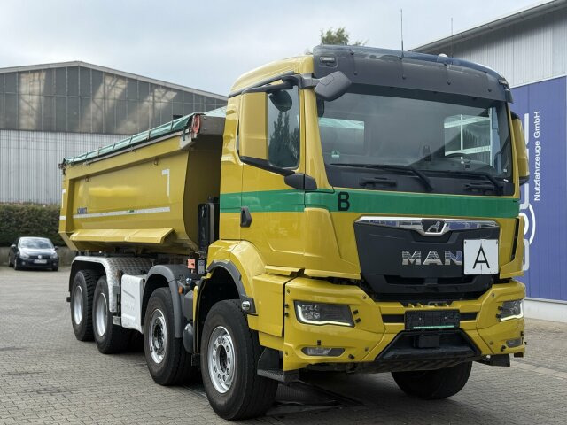 MAN TGS 32.470 8x4 Muldenkipper Schmitz elekt. Plane - Самосвал камион: снимка 1 MAN TGS 32.470 8x4 Muldenkipper Schmitz elekt. Plane - Самосвал камион: снимка 1