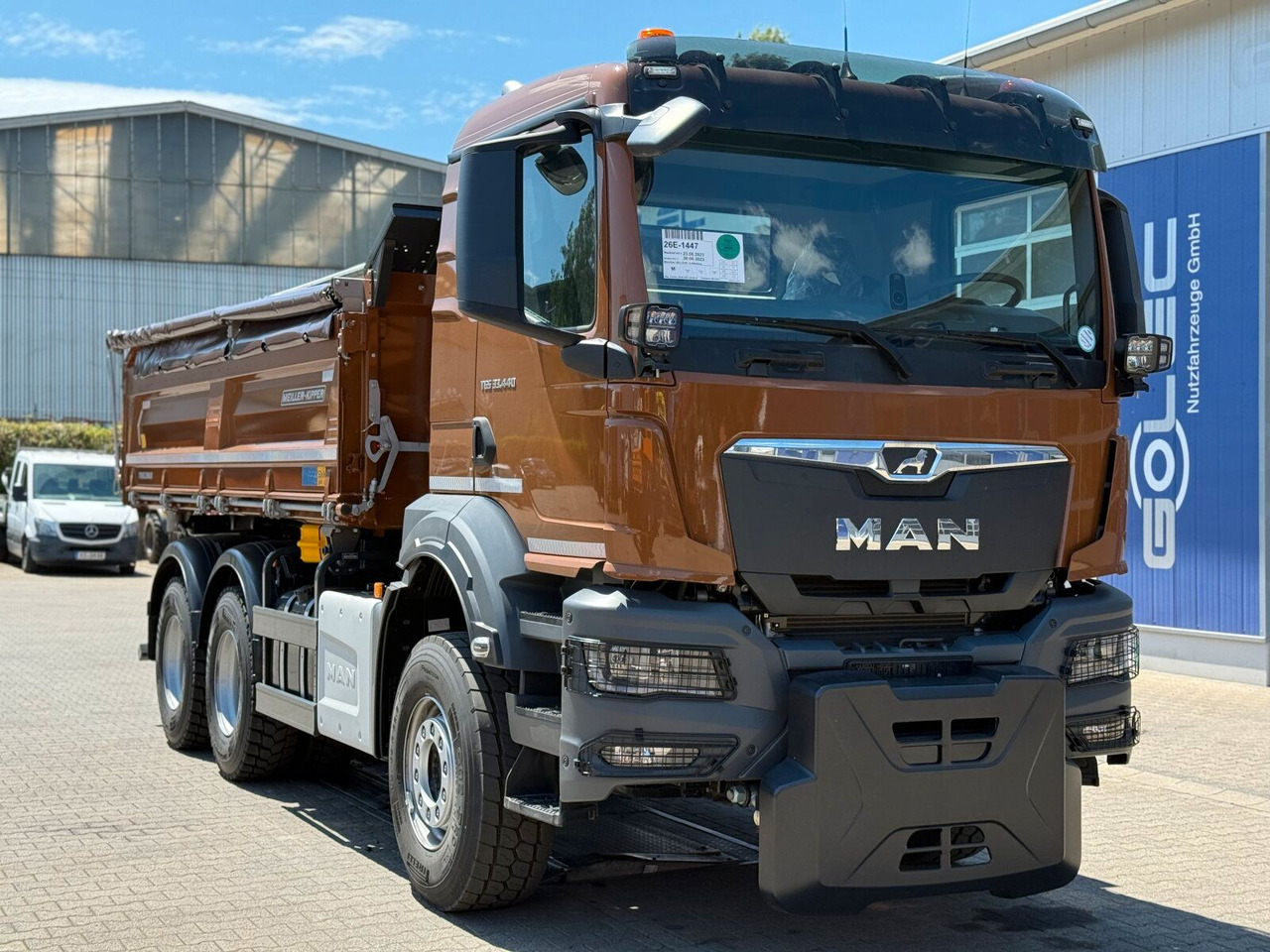MAN TGS 33.440 6x4 Kipper MEILLER Bordmatik Frontpl. - Самосвал камион: снимка 1 MAN TGS 33.440 6x4 Kipper MEILLER Bordmatik Frontpl. - Самосвал камион: снимка 1