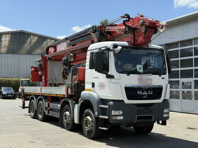 MAN TGS 35.360 8X4 BB Dachdecker Kran bis 52 m - Камион с кран: снимка 1 MAN TGS 35.360 8X4 BB Dachdecker Kran bis 52 m - Камион с кран: снимка 1