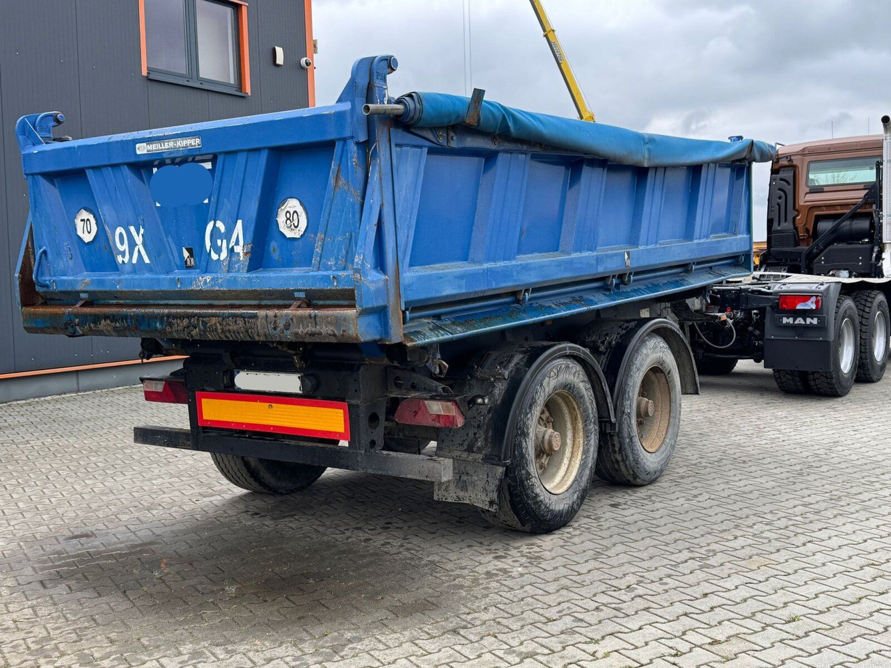 Meiller MZDA 18/21 Tandem Kipper 2 Achse - Самосвал ремарке: снимка 4 Meiller MZDA 18/21 Tandem Kipper 2 Achse - Самосвал ремарке: снимка 4