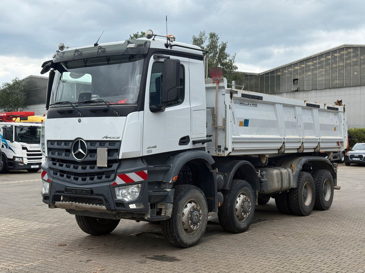 Mercedes-Benz 4145 8x8 Meiler Dreiseitenkipper Bordmatik - Самосвал камион: снимка 1 Mercedes-Benz 4145 8x8 Meiler Dreiseitenkipper Bordmatik - Самосвал камион: снимка 1