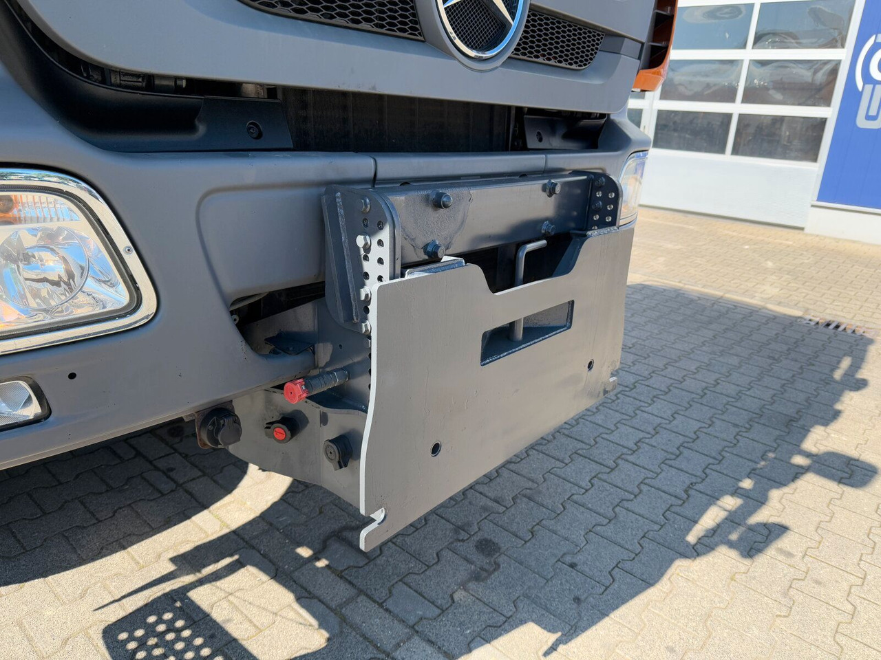 Самосвал камион, Камион с кран Mercedes-Benz ACTROS 2044 4x4 Kipper Kran ATLAS 65.2 A2L: снимка 28