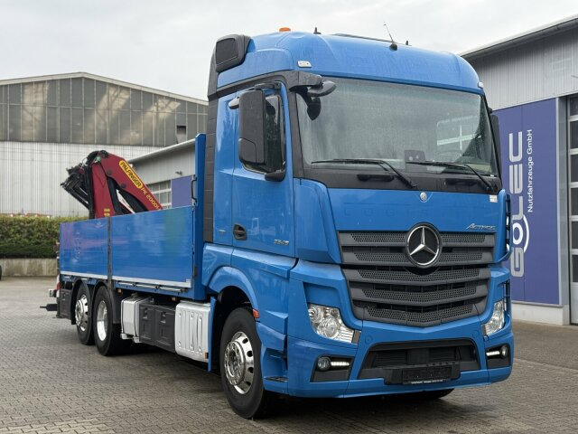 Mercedes-Benz ACTROS 2545 6x2 Pritsche Kran Palfinger PK20001K - Камион с кран: снимка 1 Mercedes-Benz ACTROS 2545 6x2 Pritsche Kran Palfinger PK20001K - Камион с кран: снимка 1