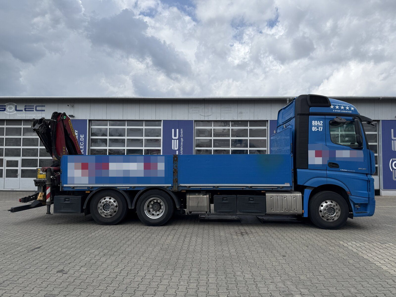 Mercedes-Benz ACTROS 2545 6x2 Pritsche Kran Palfinger PK20001K - Бордови камион, Камион с кран: снимка 2 Mercedes-Benz ACTROS 2545 6x2 Pritsche Kran Palfinger PK20001K - Бордови камион, Камион с кран: снимка 2
