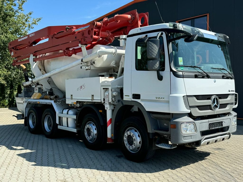 Бетон помпа Mercedes-Benz ACTROS 3241 8x4 Pumi Putzmeister 24m: снимка 1