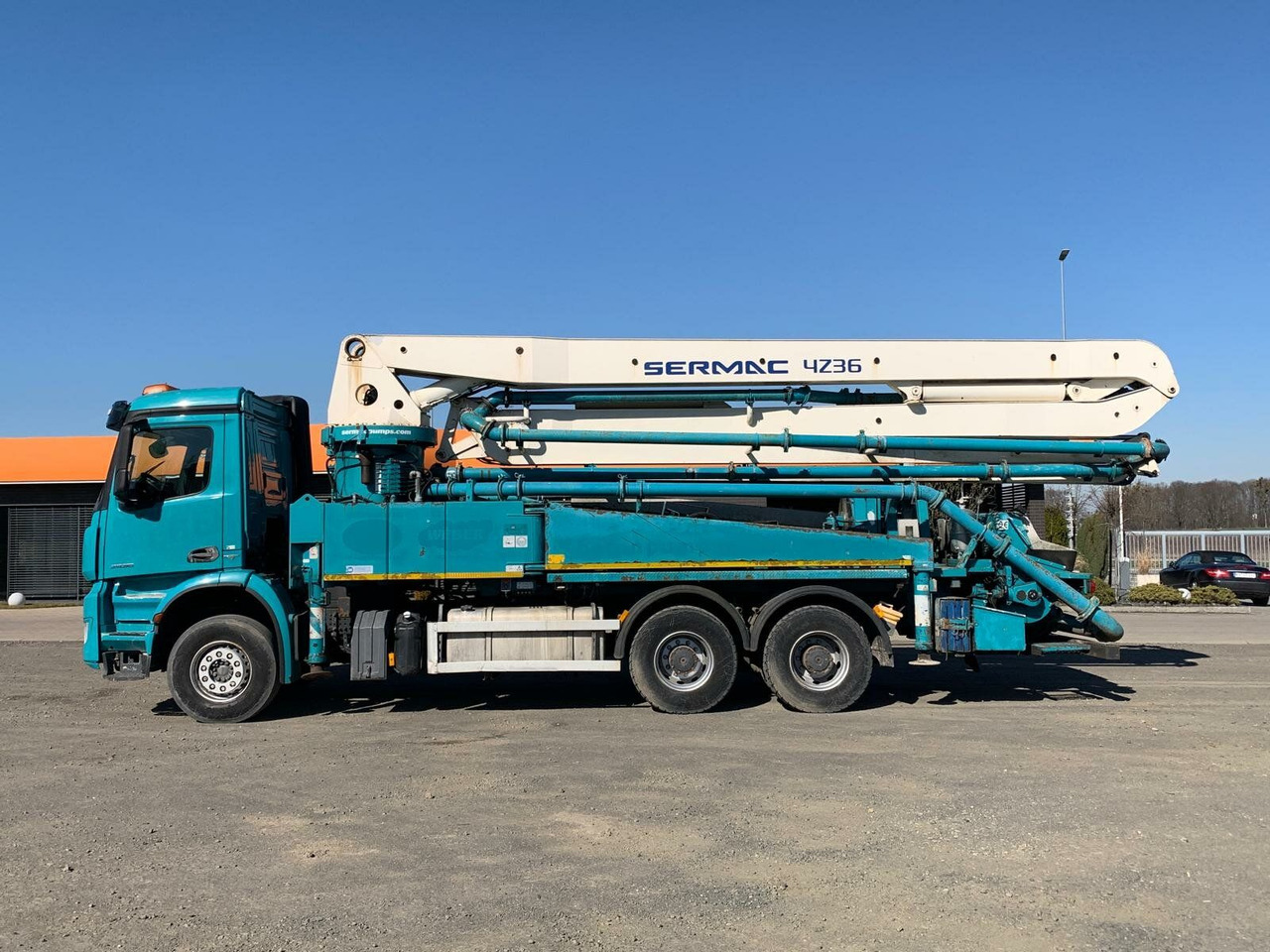 Mercedes-Benz AROCS 2636 6x4 Euro 6 Betonpumpe SERMAC 4Z36 - Бетон помпа: снимка 4 Mercedes-Benz AROCS 2636 6x4 Euro 6 Betonpumpe SERMAC 4Z36 - Бетон помпа: снимка 4
