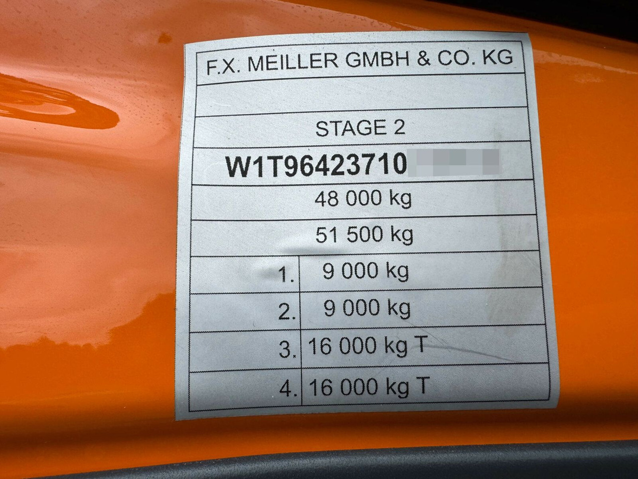 Самосвал камион Mercedes-Benz AROCS 4851 8x6 Euro 6 Gesteinkipper MEILLER: снимка 15