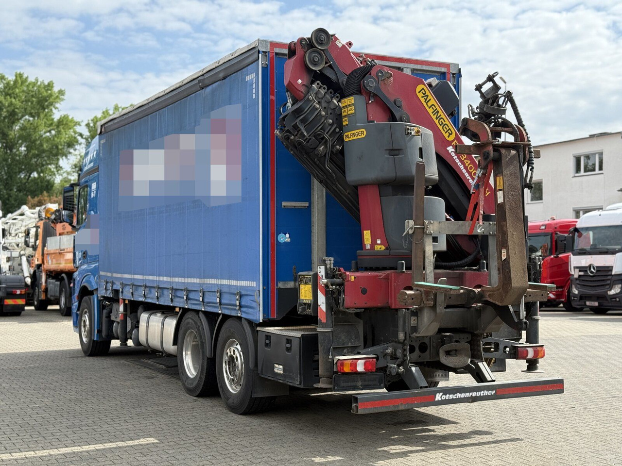 Mercedes-Benz Actros 6x2 Pritsche Kran Palfinger PK34002 + JIB - Камион с кран: снимка 5 Mercedes-Benz Actros 6x2 Pritsche Kran Palfinger PK34002 + JIB - Камион с кран: снимка 5