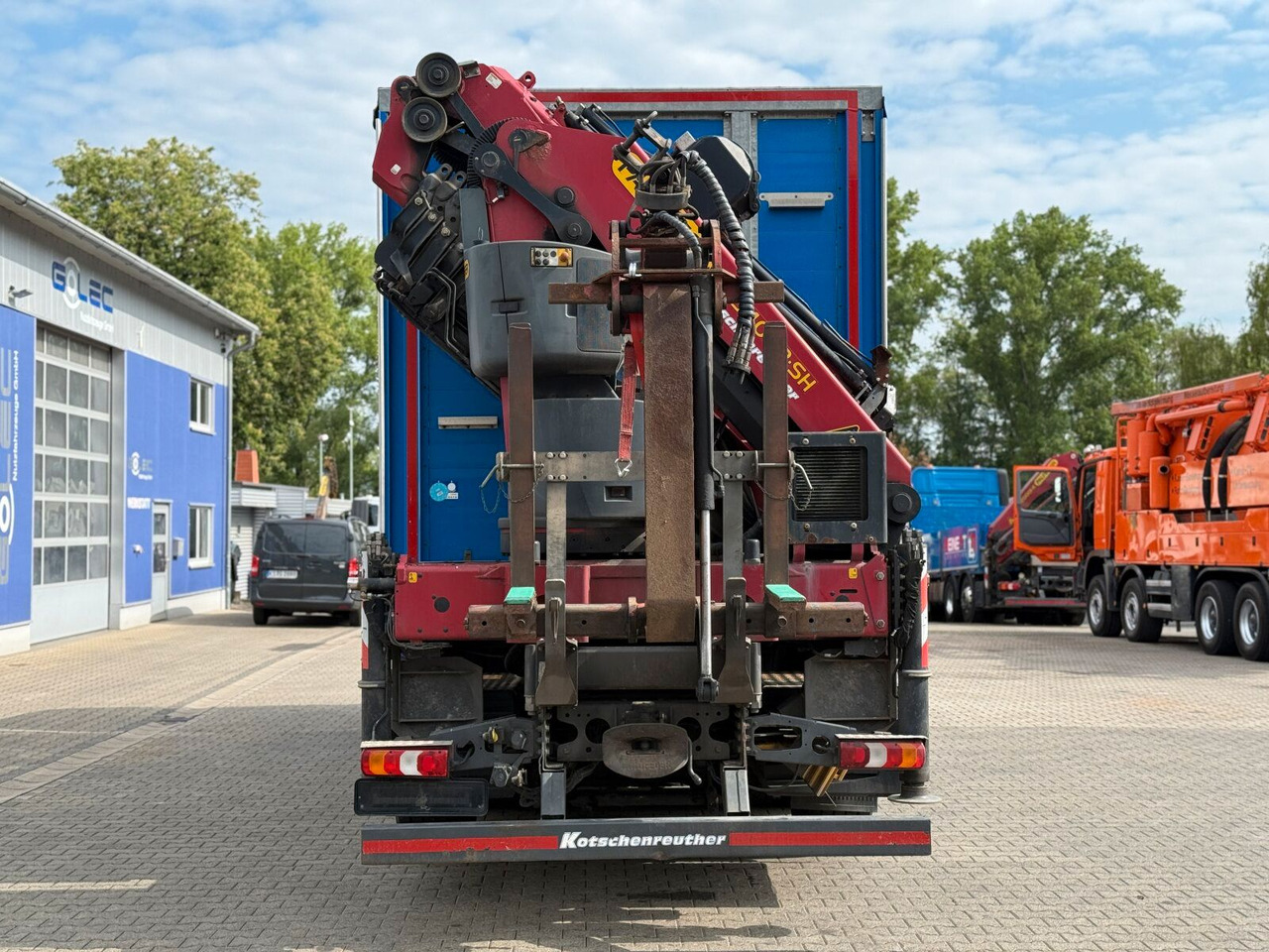 Mercedes-Benz Actros 6x2 Pritsche Kran Palfinger PK34002 + JIB - Камион с кран: снимка 4 Mercedes-Benz Actros 6x2 Pritsche Kran Palfinger PK34002 + JIB - Камион с кран: снимка 4