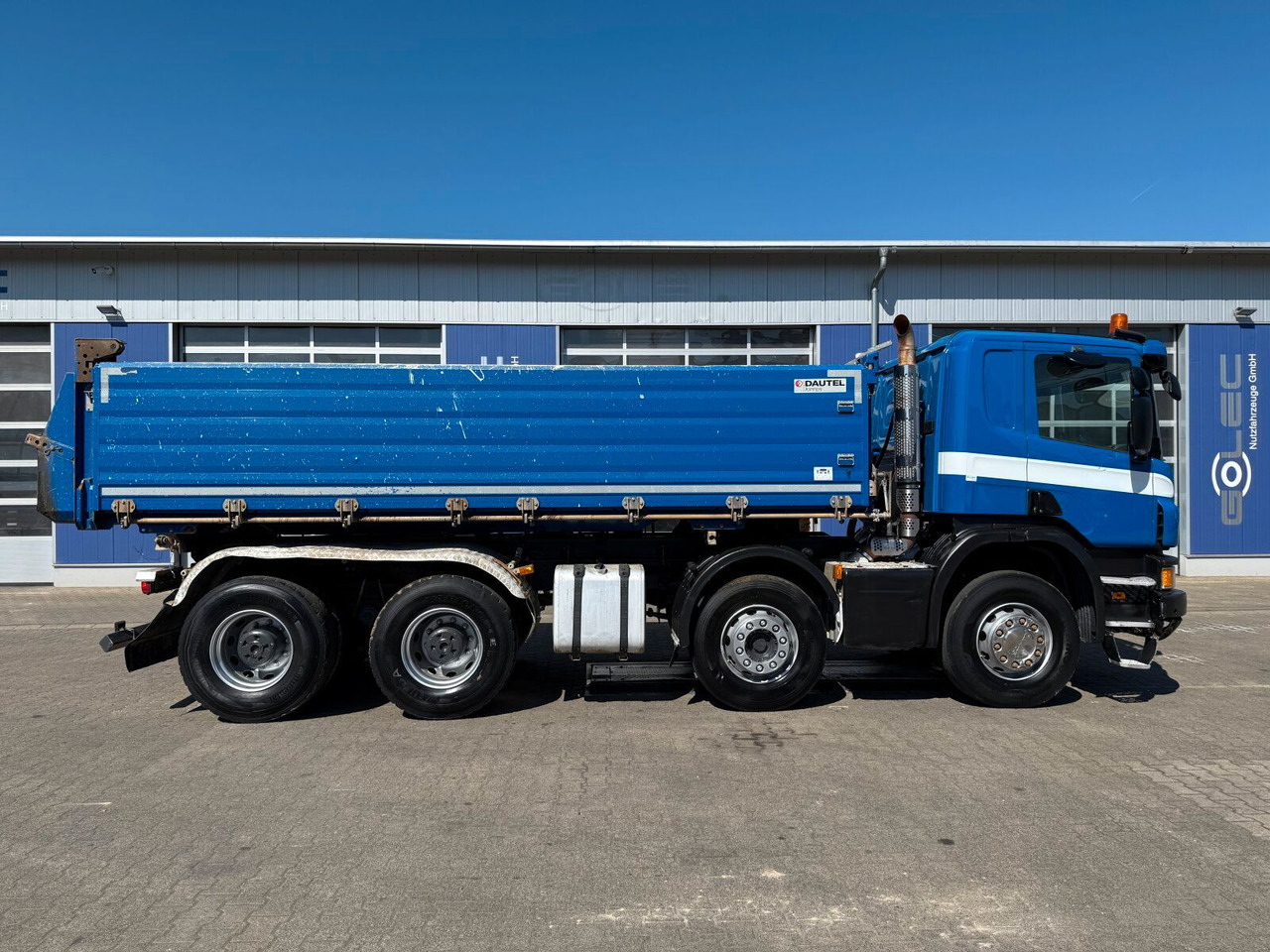 Scania P 410 8x4 Dreiseitenkipper DAUTEL - Самосвал камион: снимка 3 Scania P 410 8x4 Dreiseitenkipper DAUTEL - Самосвал камион: снимка 3