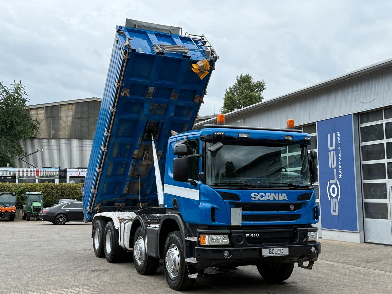 Scania P 410 8x4 Dreiseitenkipper DAUTEL - Самосвал камион: снимка 2 Scania P 410 8x4 Dreiseitenkipper DAUTEL - Самосвал камион: снимка 2