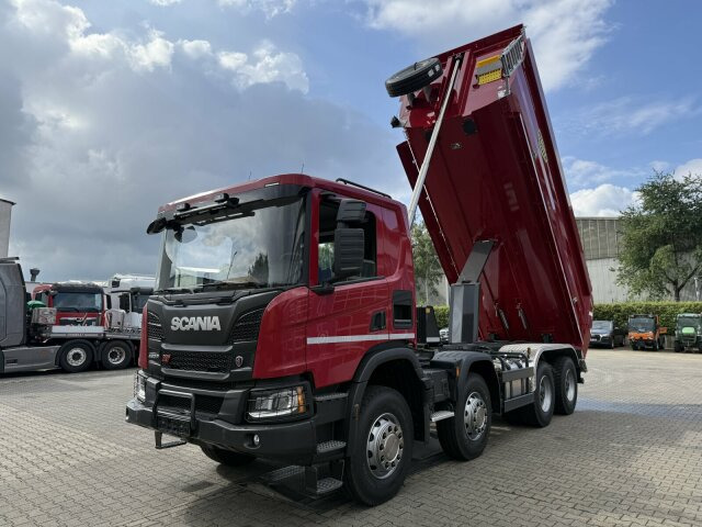 Scania P 420 8x4 Kipper Meiller 18,5m3 Euro 6 - Самосвал камион: снимка 4 Scania P 420 8x4 Kipper Meiller 18,5m3 Euro 6 - Самосвал камион: снимка 4