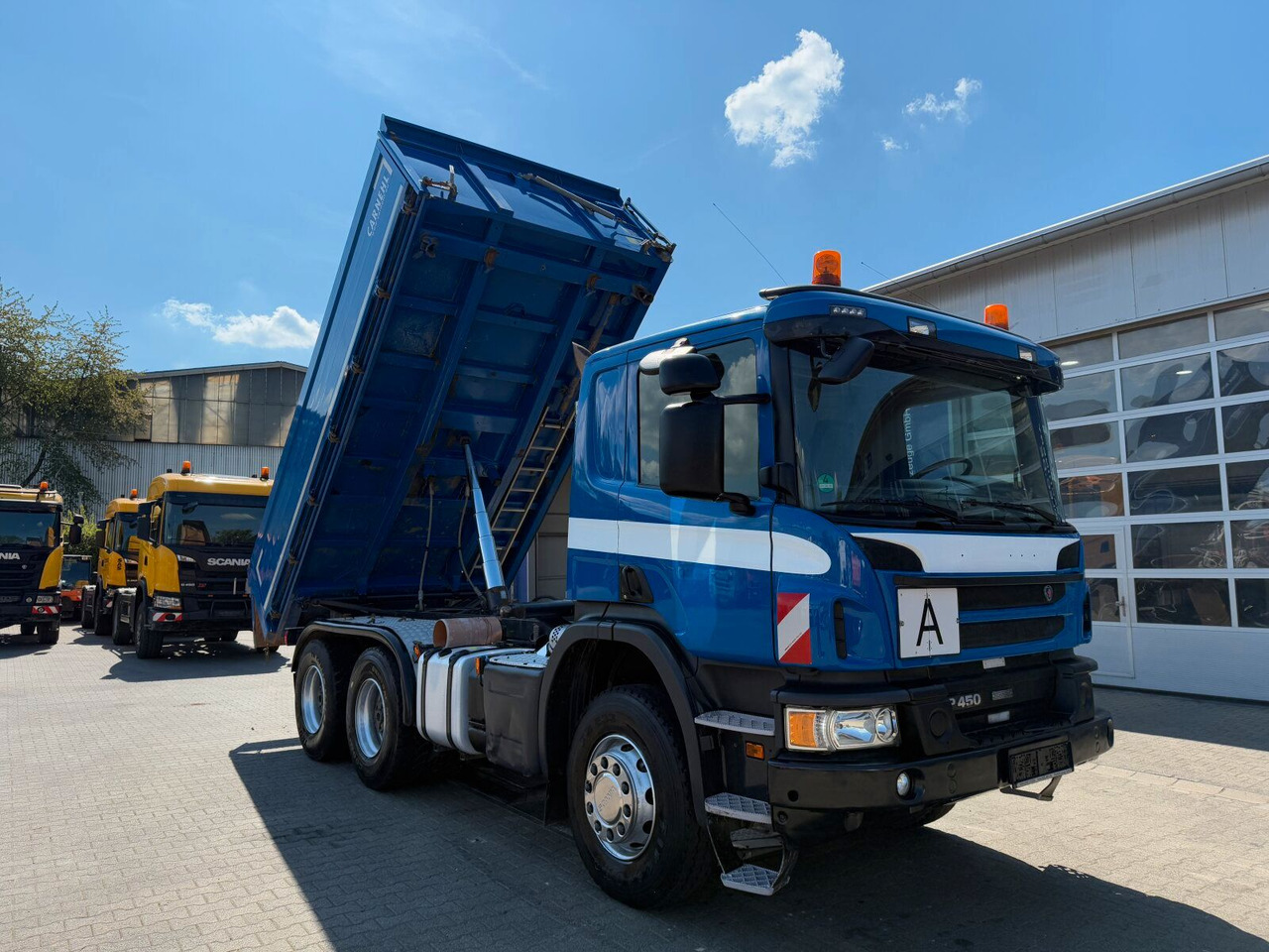 Scania P 450 6x4 Dreiseitenkipper DAUTEL - Самосвал камион: снимка 2 Scania P 450 6x4 Dreiseitenkipper DAUTEL - Самосвал камион: снимка 2