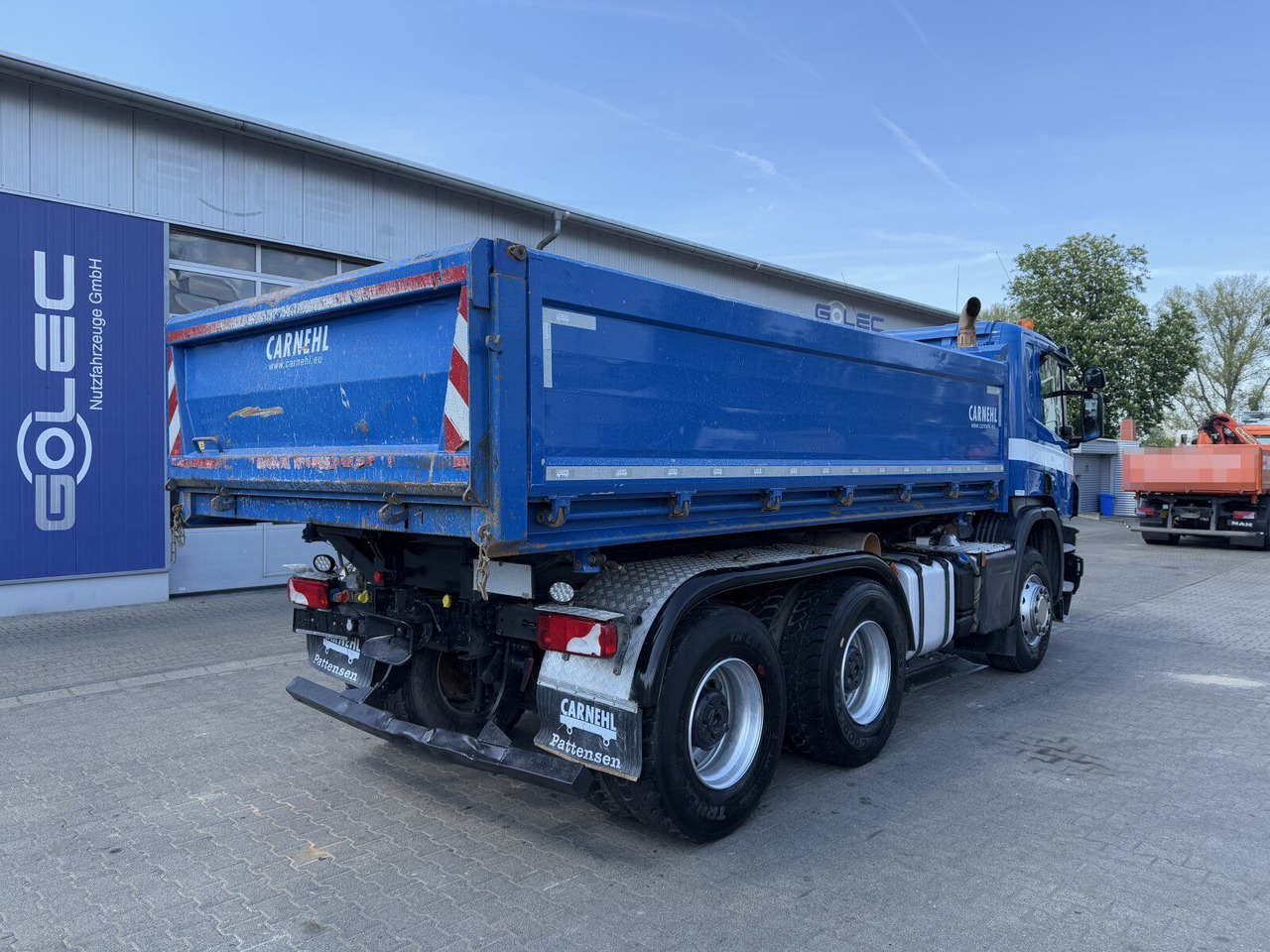 Scania P 450 6x4 Dreiseitenkipper DAUTEL - Самосвал камион: снимка 4 Scania P 450 6x4 Dreiseitenkipper DAUTEL - Самосвал камион: снимка 4