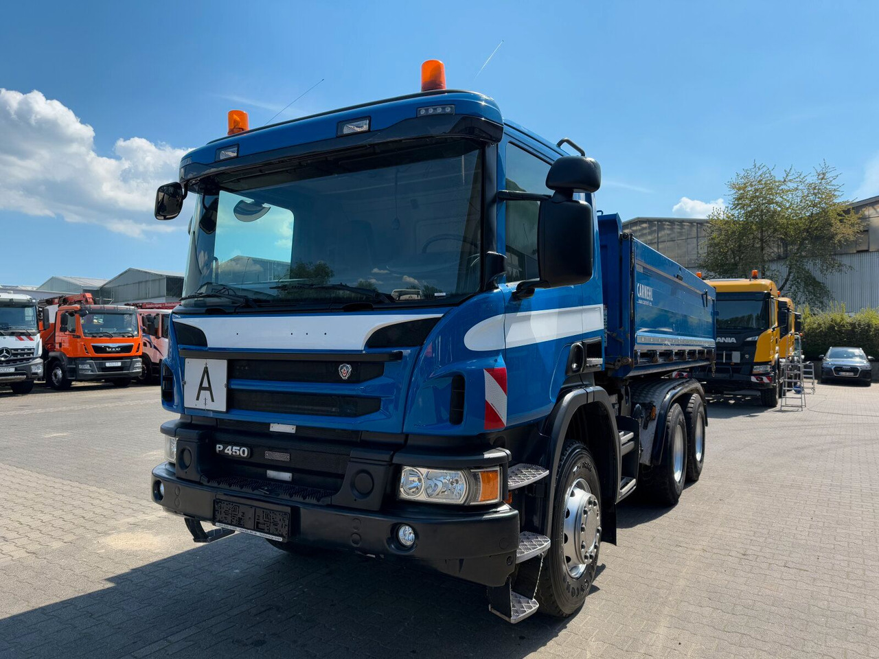 Лизинг на  Scania P 450 6x4 Dreiseitenkipper DAUTEL Scania P 450 6x4 Dreiseitenkipper DAUTEL: снимка 10