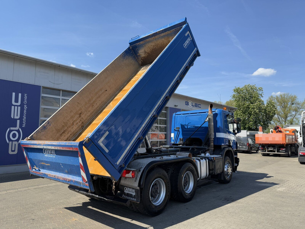 Scania P 450 6x4 Dreiseitenkipper DAUTEL - Самосвал камион: снимка 5 Scania P 450 6x4 Dreiseitenkipper DAUTEL - Самосвал камион: снимка 5