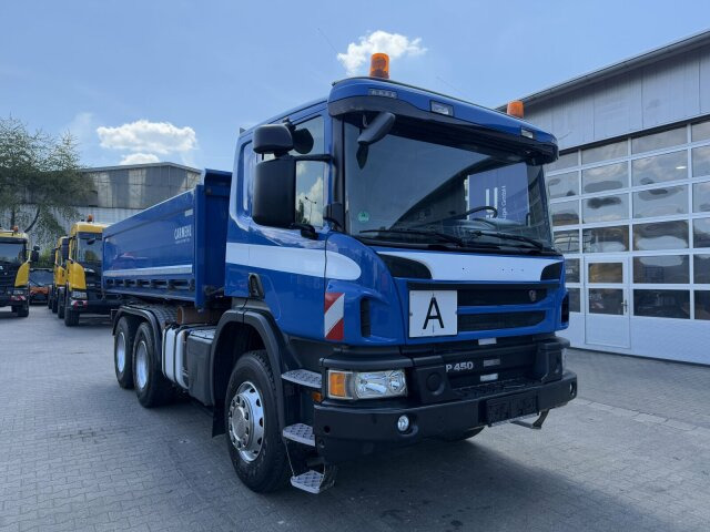 Scania P 450 6x4 Dreiseitenkipper DAUTEL - Самосвал камион: снимка 1 Scania P 450 6x4 Dreiseitenkipper DAUTEL - Самосвал камион: снимка 1