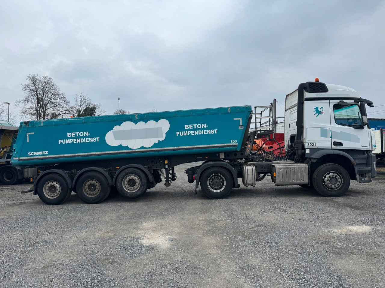Самосвал полуремарке Schmitz Cargobull Cargobull SKI 24 SL7.2 Alu Kippauflieger 3 Achse: снимка 12