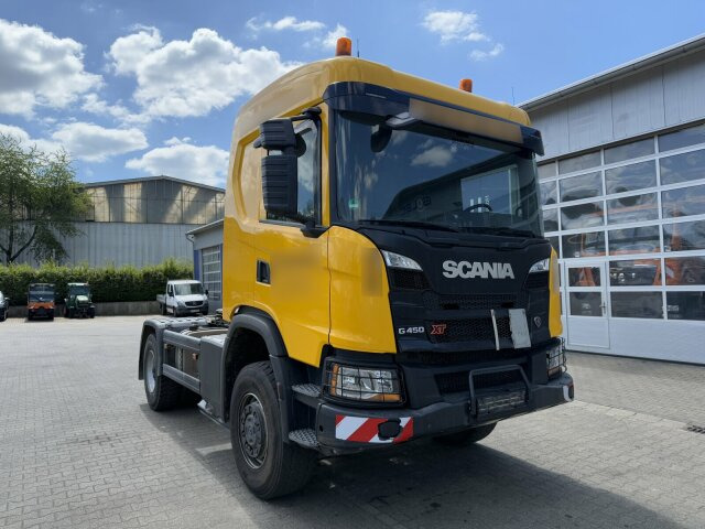 Scania G450 XT 4x4 Euro 6 SZM Kipphydraulik Blatt/ Luft - Влекач: снимка 1 Scania G450 XT 4x4 Euro 6 SZM Kipphydraulik Blatt/ Luft - Влекач: снимка 1