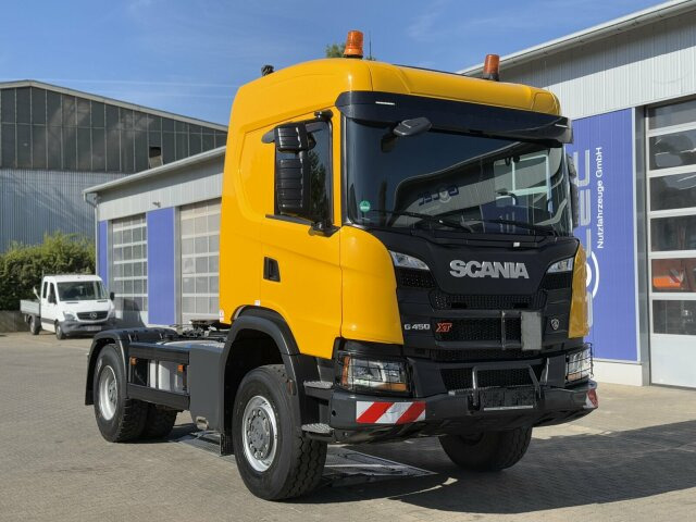 Scania G450 XT 4x4 Euro 6 SZM Kipphydraulik Blatt/ Luft - Влекач: снимка 1 Scania G450 XT 4x4 Euro 6 SZM Kipphydraulik Blatt/ Luft - Влекач: снимка 1