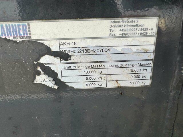 ZANNER AHK 18 Holzanhänger 2 Achse 3350kg - Ремарке за дърва: снимка 2 ZANNER AHK 18 Holzanhänger 2 Achse 3350kg - Ремарке за дърва: снимка 2