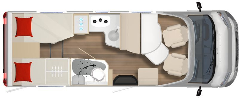 Bürstner B66 690 TD Funktionsdoppelboden - Полуинтегриран кемпер: снимка 2 Bürstner B66 690 TD Funktionsdoppelboden - Полуинтегриран кемпер: снимка 2