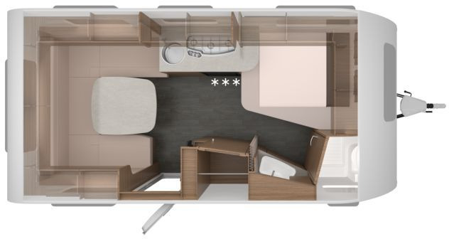 Knaus Sport 450 FU Design Paket - Каравана: снимка 2 Knaus Sport 450 FU Design Paket - Каравана: снимка 2