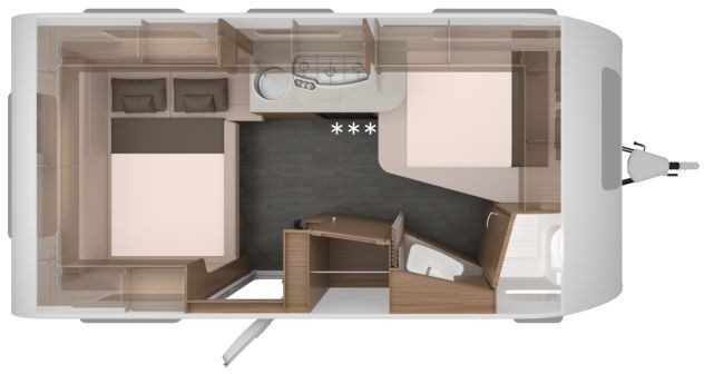 Knaus Sport 450 FU Design Paket - Каравана: снимка 3 Knaus Sport 450 FU Design Paket - Каравана: снимка 3