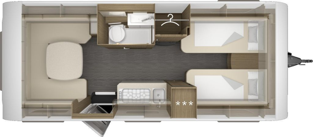 Tabbert Cazadora 550 E 2,3 Alde Warmwasserheizung - Каравана: снимка 2 Tabbert Cazadora 550 E 2,3 Alde Warmwasserheizung - Каравана: снимка 2