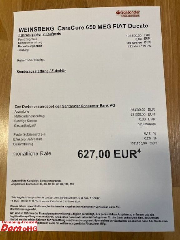 Нови Интегриран кемпер Weinsberg CaraCore 650 MEG Automatik/180PS 2024: снимка 7