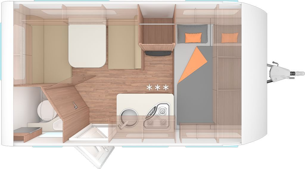 Weinsberg CaraOne 390 QD Auflastung 1350 kg - Каравана: снимка 2 Weinsberg CaraOne 390 QD Auflastung 1350 kg - Каравана: снимка 2
