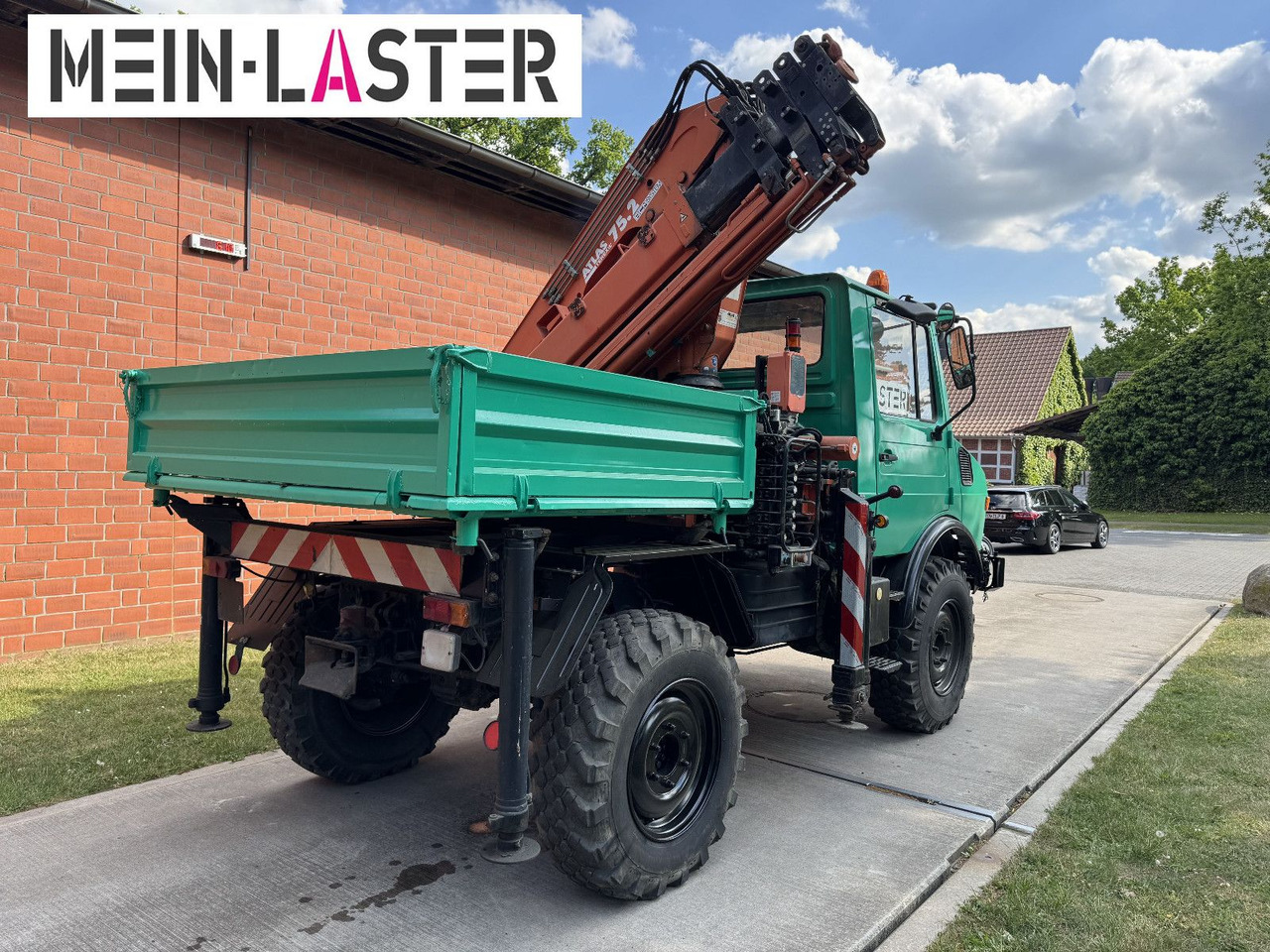 Unimog U 1200 Atlas 75.2 Kran 14 m Funk FB *1. Hand - Друга техника: снимка 4 Unimog U 1200 Atlas 75.2 Kran 14 m Funk FB *1. Hand - Друга техника: снимка 4