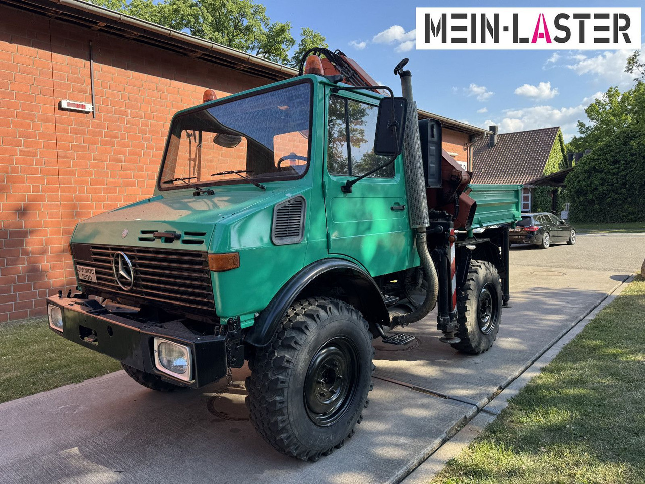 Unimog U 1200 Atlas 75.2 Kran 14 m Funk FB *1. Hand - Друга техника: снимка 3 Unimog U 1200 Atlas 75.2 Kran 14 m Funk FB *1. Hand - Друга техника: снимка 3
