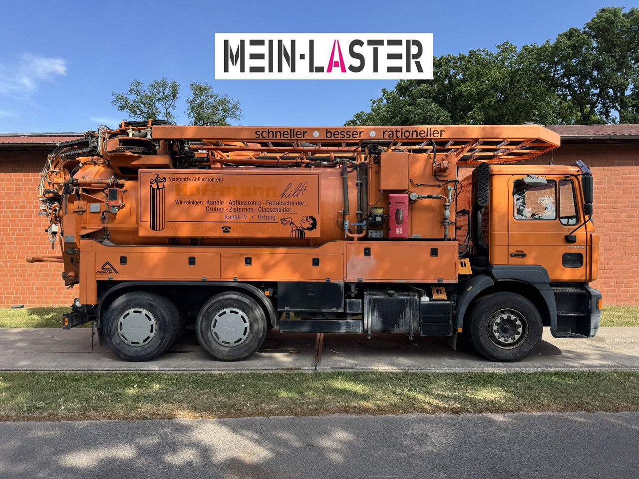 MAN FE 410 Assmann Saug HD Spüler Recycling + FB. - Каналопочистваща машина: снимка 3 MAN FE 410 Assmann Saug HD Spüler Recycling + FB. - Каналопочистваща машина: снимка 3