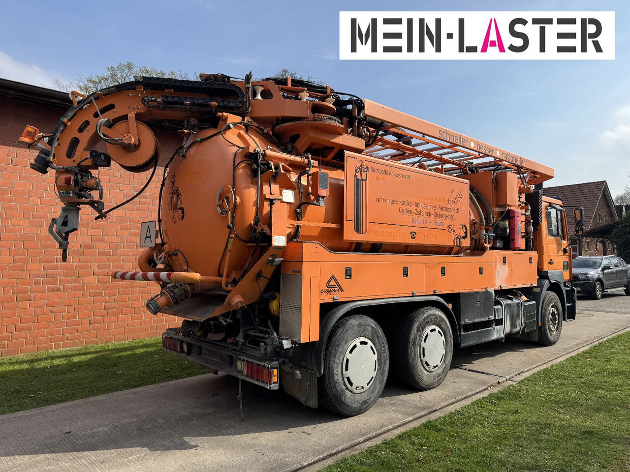 MAN FE 410 Assmann Saug HD Spüler Recycling + FB. - Каналопочистваща машина: снимка 5 MAN FE 410 Assmann Saug HD Spüler Recycling + FB. - Каналопочистваща машина: снимка 5